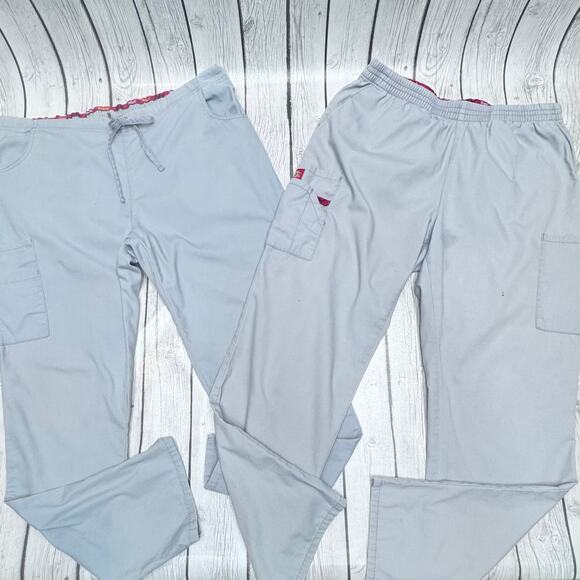 Dickies Grey Size Large Scrub Lot - Picture 1 of 6